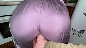 Stepson elevated his step mother microskirt and witnessed a enormous backside for ass fucking fucky-fucky